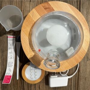 Aria young living Wood and Glass Essential Oil Diffuser
